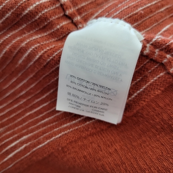 Madewell Summer Ryder Small Orange Knit Cardigan Long Sleeve Pockets Sweater - Picture 7 of 7